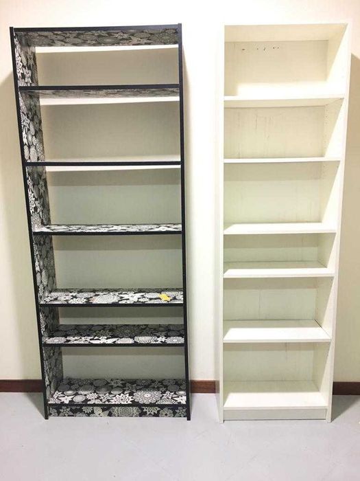 2 estantes IKEA BILLY 80x28x202cm e 60x28x202cm