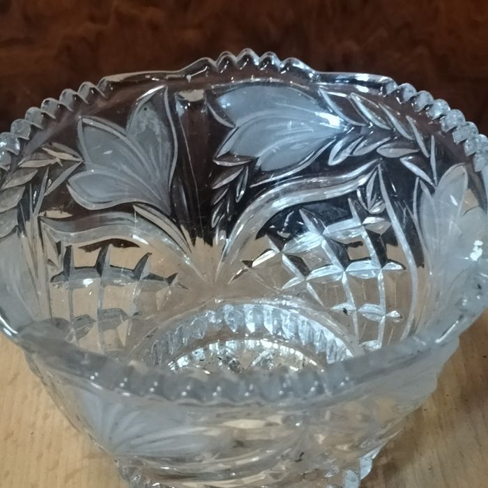 Cukiernica kryształowa vintage