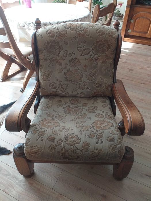 Fotele Holenderskie dębowe