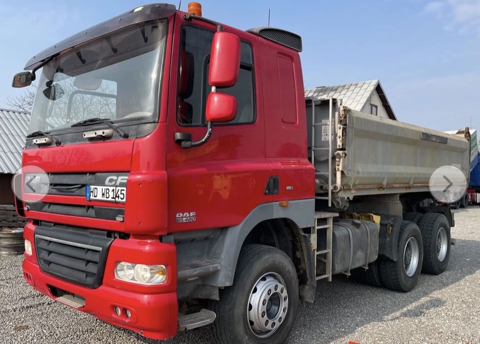 DAF 85.460 Euro 5 6x4, resor, manual