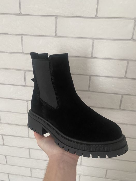 Челсі черевики замш