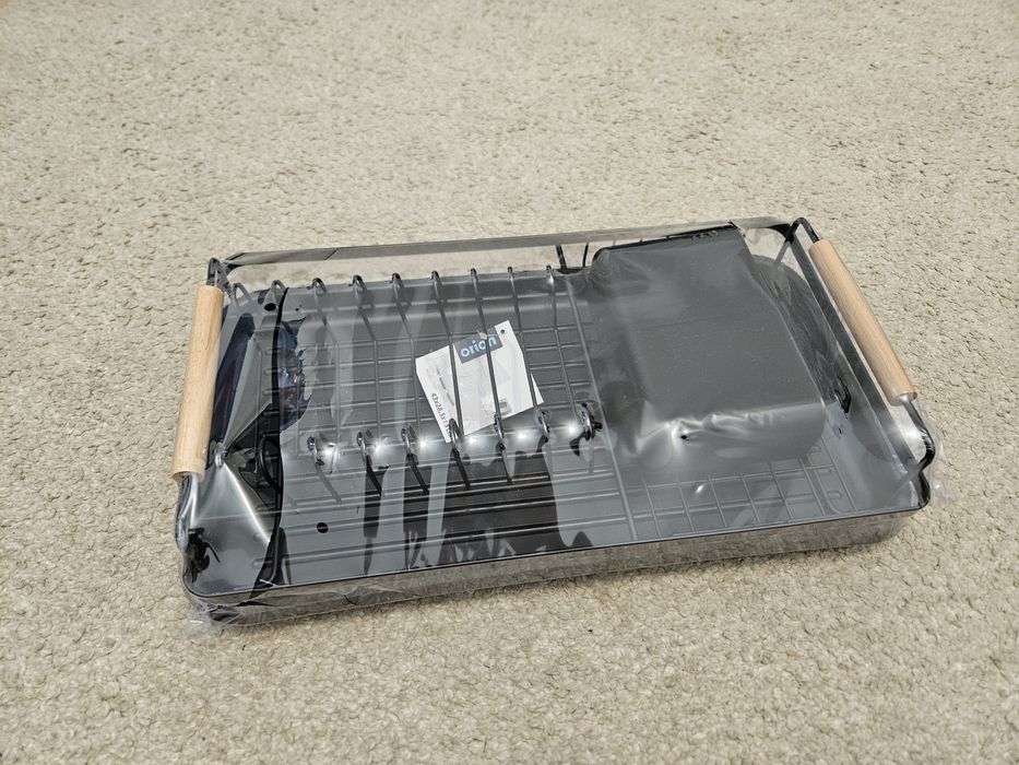 Suszarka na naczynia - wąska czarna