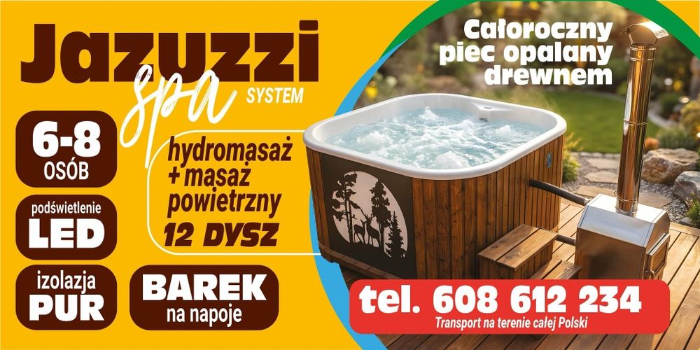 Balia ogrodowa Jacuzzi SPA