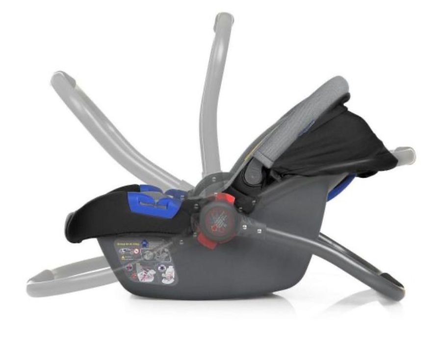 НОВА Дитяча автолюлька автокрісло El Camino NEWBORN сіра