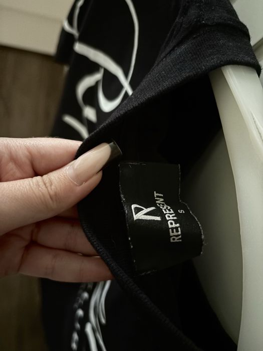 represent t-shirt тишка футболка репресент черная оверсайз y2k archive opium sk8