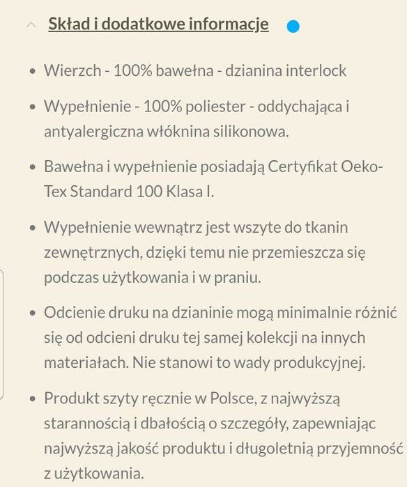 Poduszka do wózka Makaszka