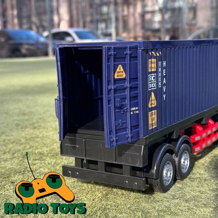 Фура на радіокеруванні American Truck 59см Біла | Грузовик на пульті