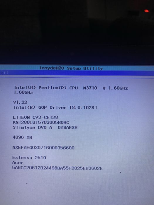 Okazja Laptop Acer Extensa serii EX2519