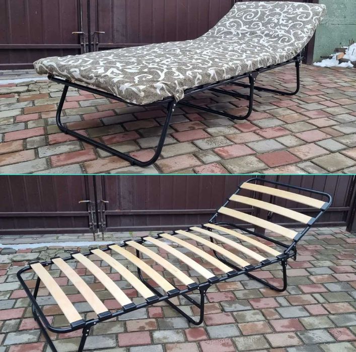 Розкладачка Розкладне ліжко Розкладушка Кровать Раскладушка с матрасом