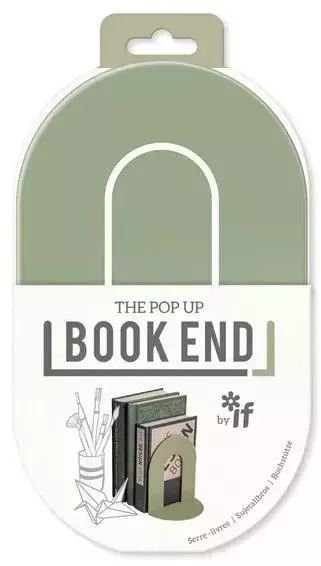 Book End Podpórka pod książki oliwkowy. IF. Nowy Produkt