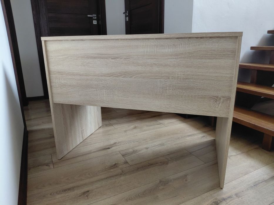 biurko dąb sonoma 100×60 Nepo Plus  Black Red White BRW