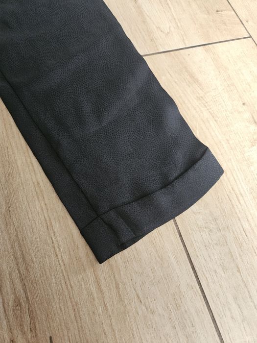 Zara  lekkie letnie wiosenne czarne s spodnie kieszonki