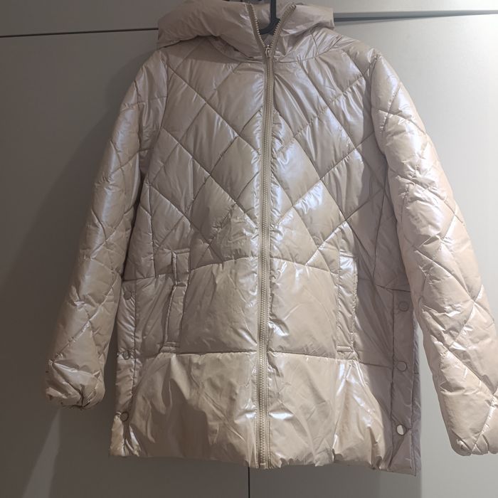 Beżowa kurtka z połyskiem Greenpoint