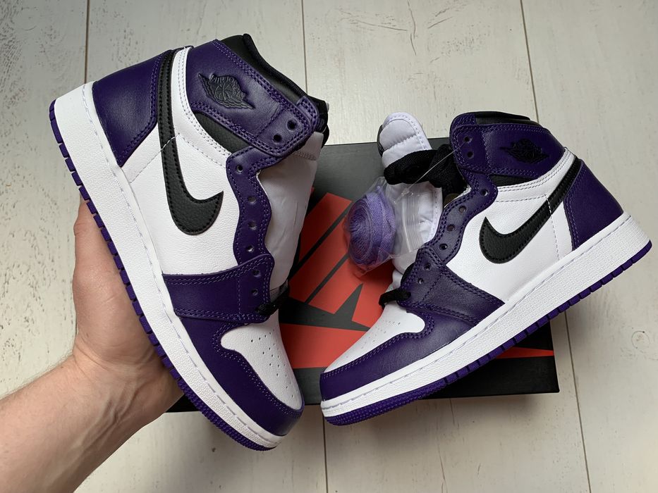 Jordan 1 High Court Purple White Nowe DS EUR 38 GS