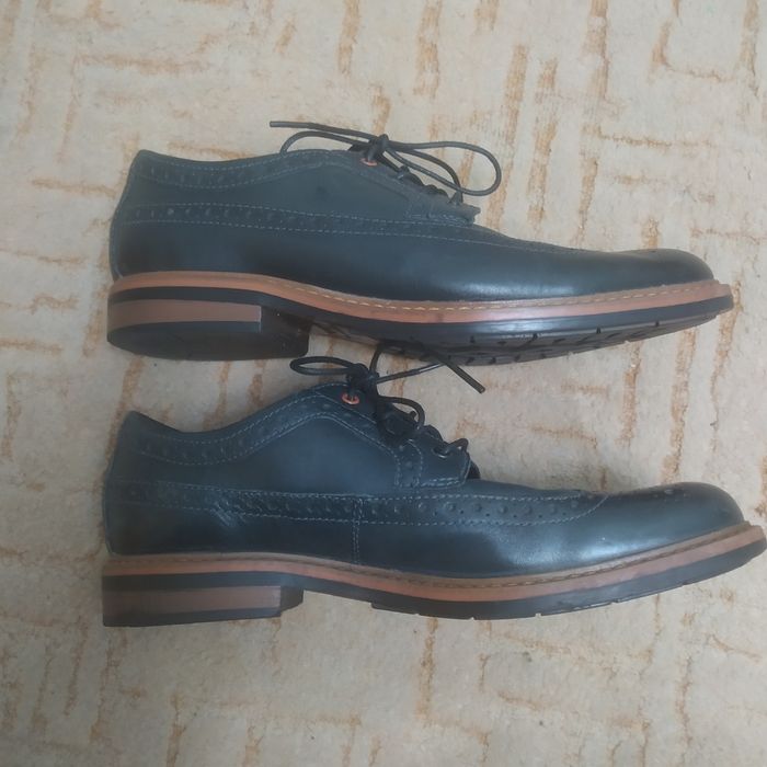 Чоловічі черевики броги з натуральної шкіри