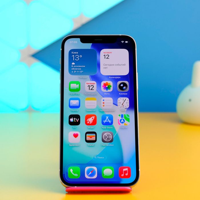 Смартфон Apple iPhone 12 128GB White (159967) Б/У З ГАРАНТІЄЮ