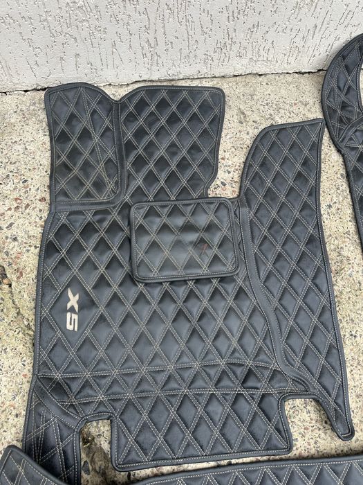 Шкіряні автомобільні килими BMW X5 F15 wellmats коврики