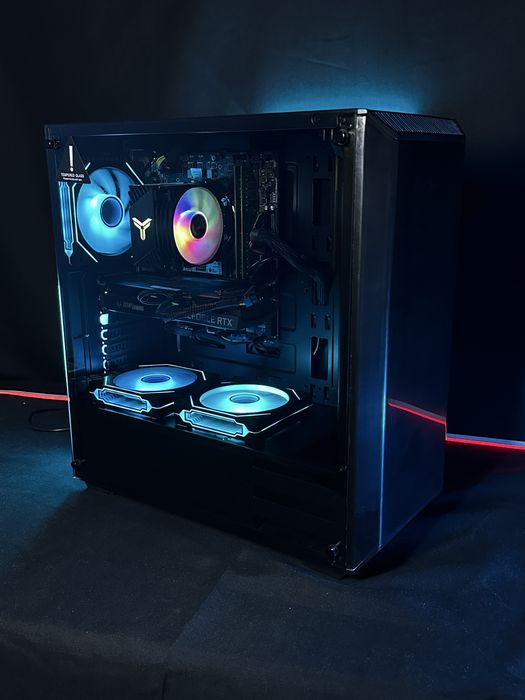 I5 12400f ARGB MSI Komputer gier prezent cs lol i5 RTX 3060 Ti