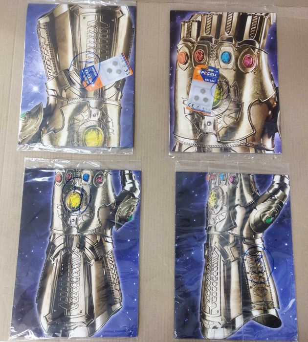 A Luva de Thanos Marvel. 4 primeiros números com Fascículos