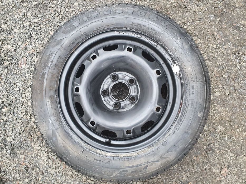 KOŁO ZAPASOWE DOJAZDOWE NOWE  VW POLO 6Q0601027H 5X100 ET35 165/70R14 SKODA FABIA IBIZA