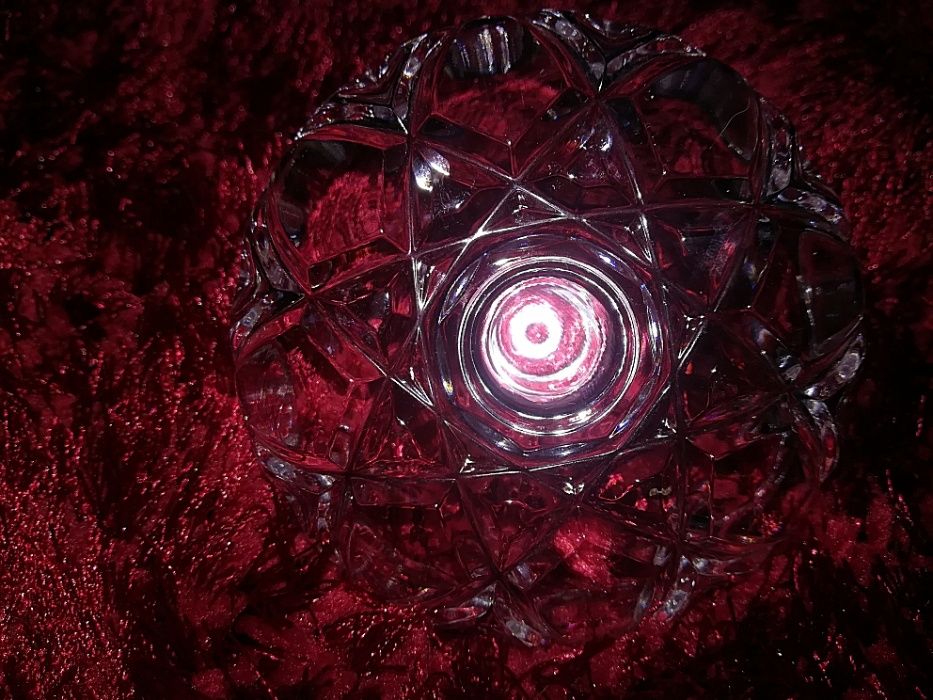 Porta anéis de cristal