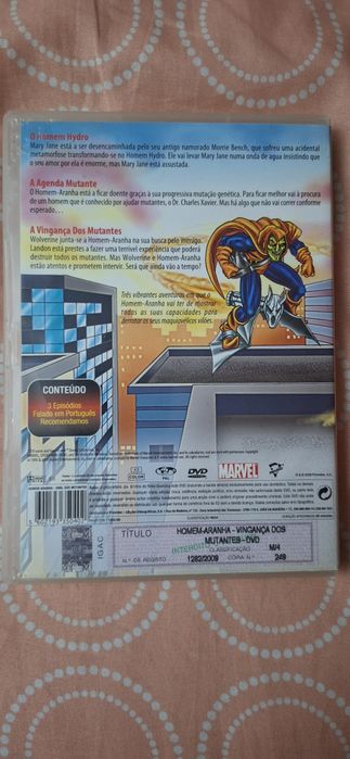 DVD Homem Aranha Vingança dos Mutantes 6 (2009)