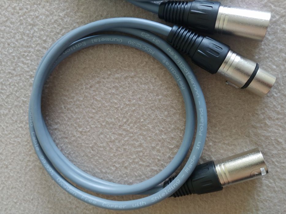 Melodika XLR 2x1m interkonekt mdc1230