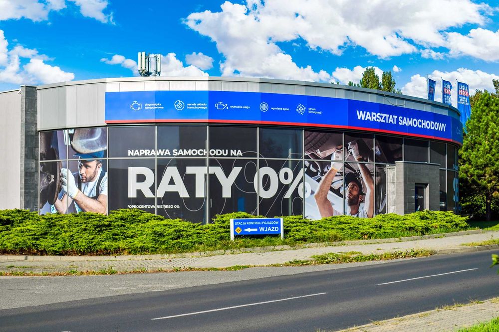 Polecany warsztat samochodowy - 34 stanowiska - BŁYSKAWICZNE TERMINY