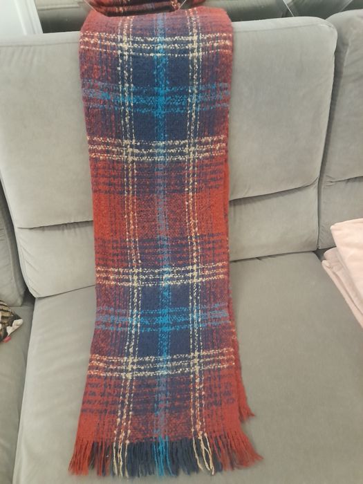 Szal 60x180 wełna wool