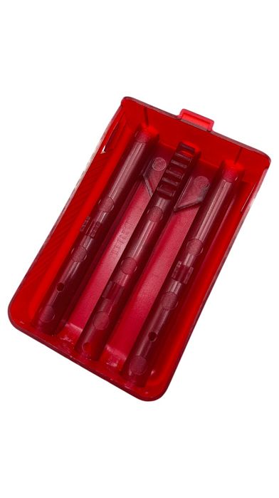 Sztywne etui na lotki Harrows Vault czerwone