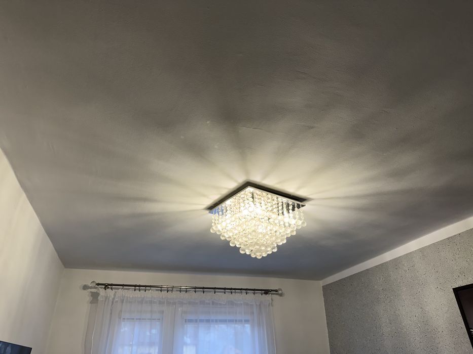 Żyrandol kryształowy lampa sufitowa 4x8W