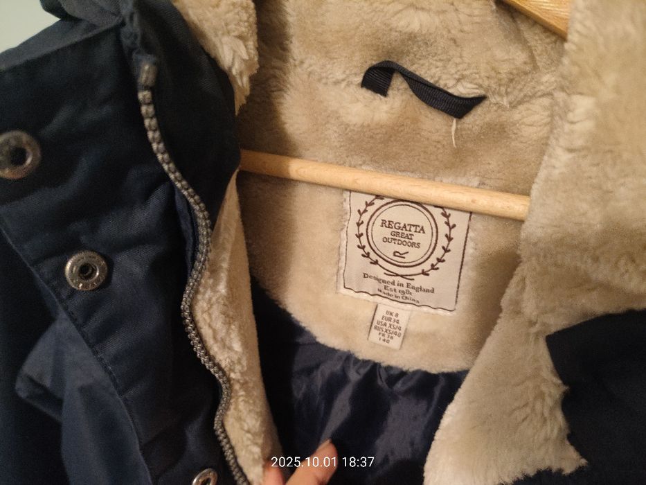 Dłuższa kurtka granatowa Regatta r. 34