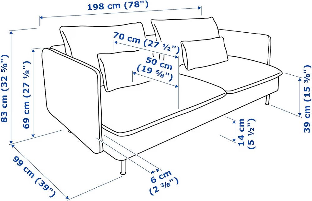Sofa IKEA SODERHAMN+Dowóz Gratis