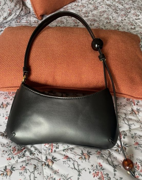 Jacquemus Le Bisou Leather Handbag Black