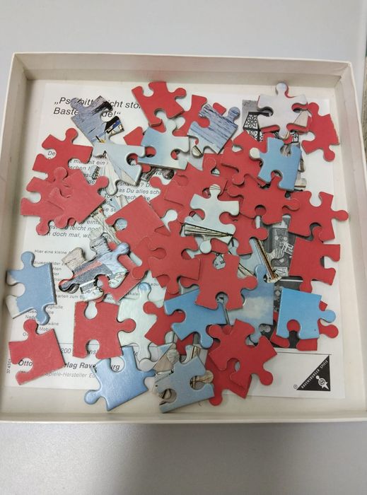 пазли ретро Ravensburger Technik-Puzzle вінтаж, 80-90 роки пазлы