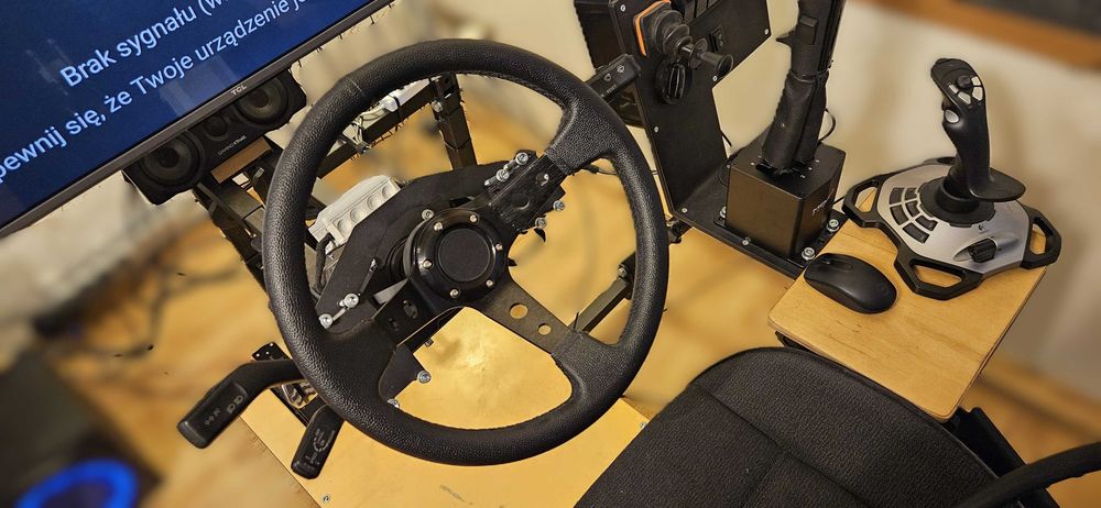 Sim Rig MOZA R12 shifter pedały TV 50