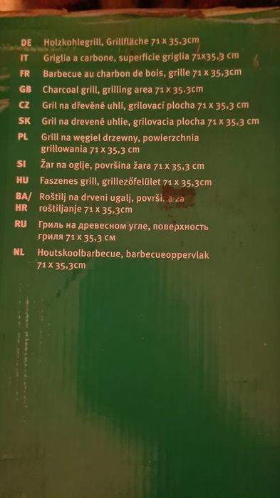 Grill węglowy duży typu beczka nowy