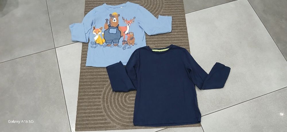 Bluzka koszulki  długim rękawem  2 szt.