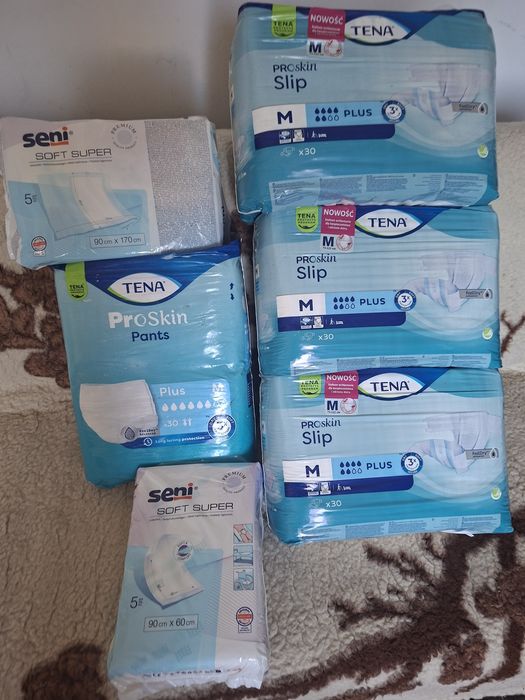 Sprzedam Pampersy Pieluchomajtki i podkłady