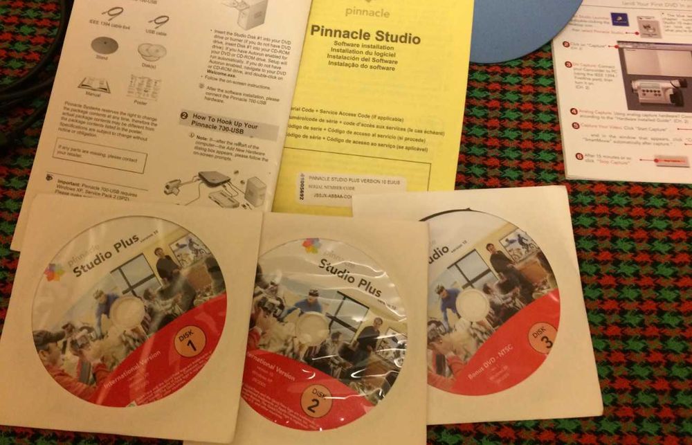 Pinnacle Studio Plus 700-USB (Германия) полный комплект в упаковке