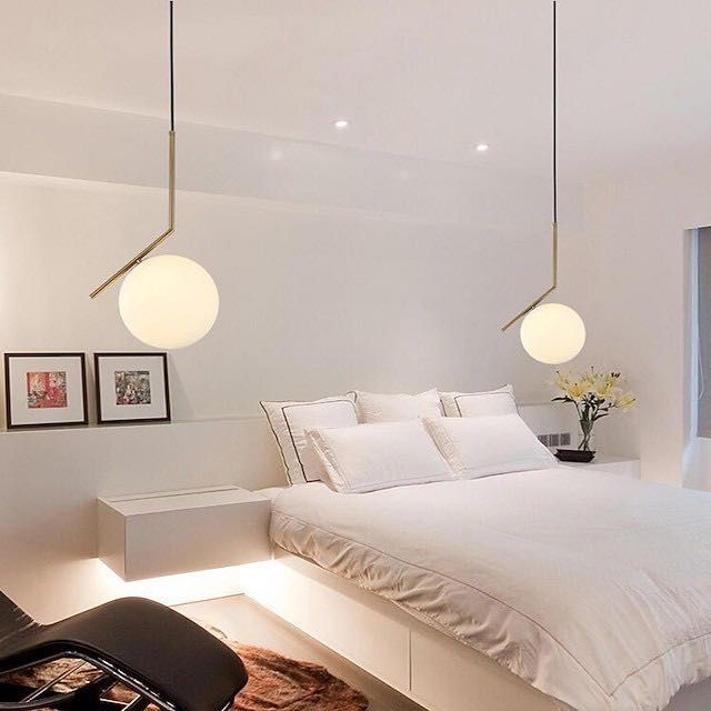 Candeeiro de teto suspenso redondo