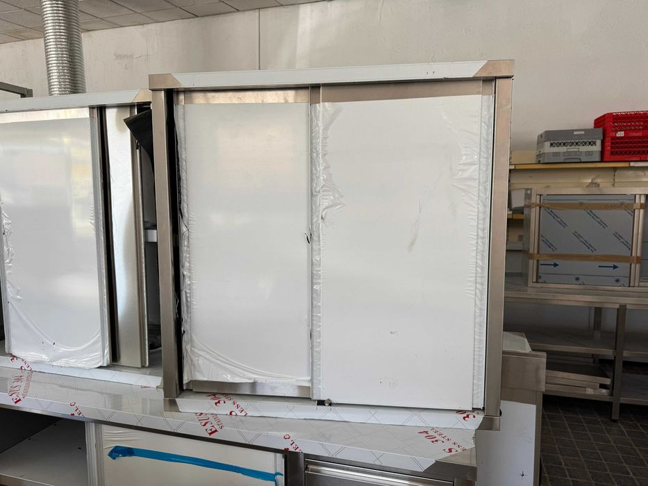 ACM1649 - Armário Mural em Inox de 1m com 1 Prateleira - NOVO