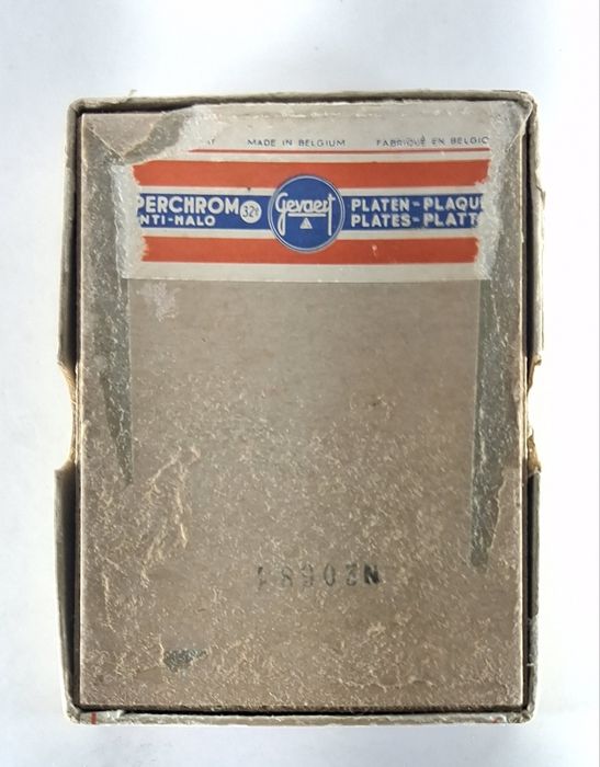 Caixa de cartão antiga Gevaert