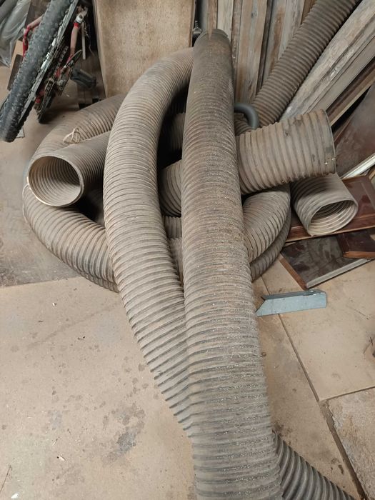 Ciclone para aspiração 5HP com tubagem e acessórios