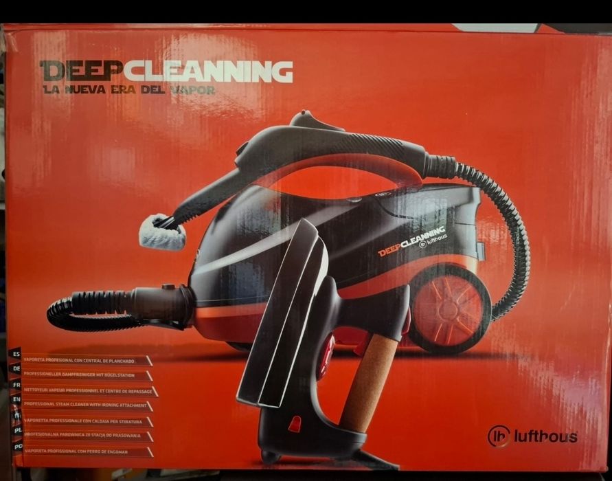 Vaporeta Lufthous Deep Cleaning com Ferro de Engomar – Nova / Na Caixa