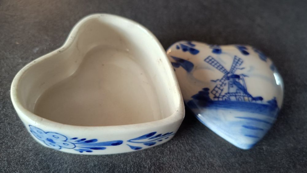 Porcelana pudełko szkatułka na biżuterię