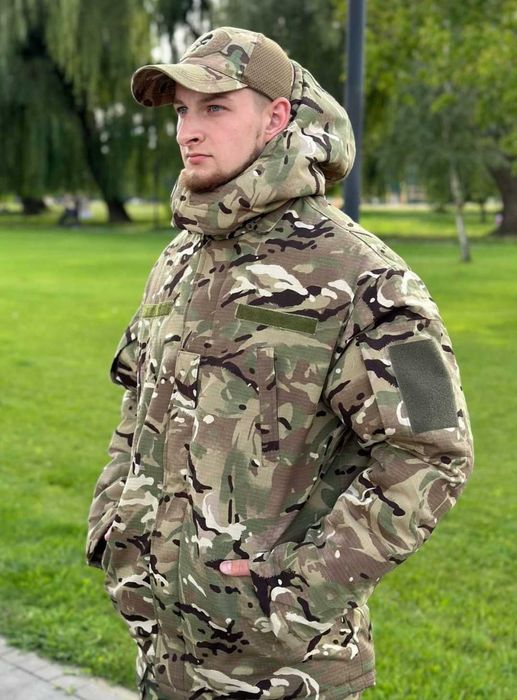 Зимний костюм мультикам форма зимняя ВСУ бушлат штаны на флисе