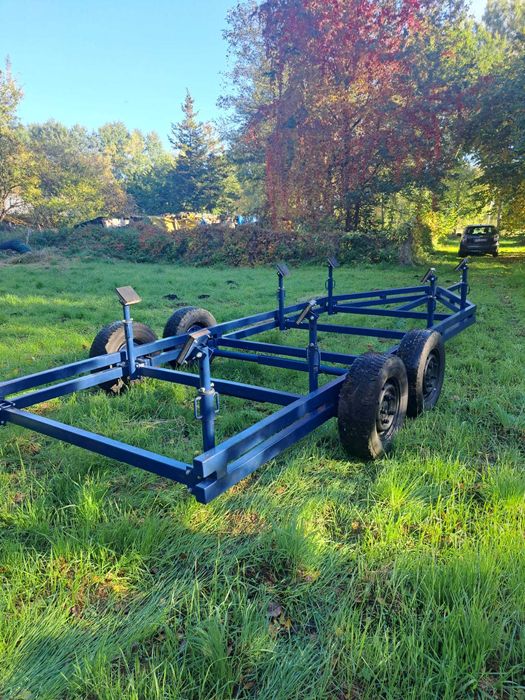 Przyczepa wózek do łodzi motorowej