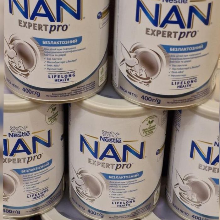 NAN expertpro (безлактозный)400г. НАН безлактозный молочная смесь