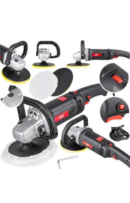 Полірувальна машинка для полірування машин 2200 Вт LEX LX27